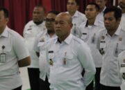 Semangat Kebersamaan dan Sinergi, Lapas Pekanbaru Ikuti Apel Pagi Bersama