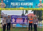 Satgas Preemtif Polres Kuansing Sosialisasikan Operasi Keselamatan Lancang Kuning 2025