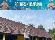 Satlantas Polres Kuansing Gelar “Police Goes to School” di SMKN 1 Teluk Kuantan Dalam Rangka Ops Keselamatan LK 2025