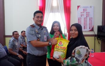 Pelaksanaan Bakti Sosial di Rutan Kelas I Pekanbaru dalam Rangka Mendukung Program Akselerasi Menteri Imigrasi dan Pemasyarakatan