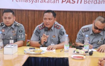 Satukan Tekad dan Evaluasi Kinerja Jadi Penekanan Kalapas Pasir Pangaraian Pada Rapat Dinas
