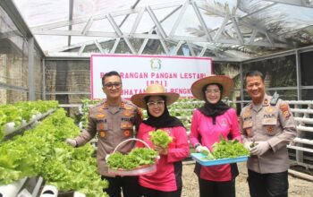 Polres Bengkalis Luncurkan Penguatan Program Pekarangan Pangan Lestari