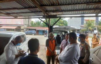 Gerak Cepat Polsek Ujung Batu, Setelah Laporan Penemuan Mayat Di Bengkel Mobil Ujung Batu
