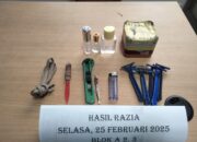 Lapas Narkotika Rumbai Gelar Razia Insidentil Demi Tingkatkan Keamanan dan Ketertiban