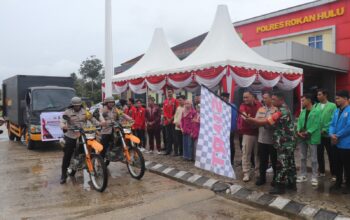 Kalapas Pasir Pangaraian Hadiri Baksos Polri Presisi, Menyambut Bulan Suci Ramadhan 2025