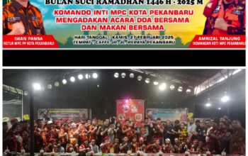 Amrizal Tanjung: Memperkuat Silahturahmi , Koti Pemuda Pancasila kota Pekanbaru Adakan do’a Bersama Menyambut Bulan Suci