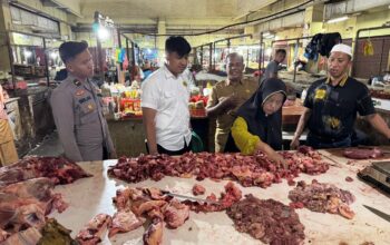 Sat Reskrim Polres Kampar Pantau Harga Pangan di Pasar Inpres Bangkinang, Pastikan Ketersediaan dan Stabilitas Harga!