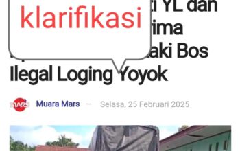 Klarifikasi Terkait Pemberitaan Fitnah oleh Media Muaramars.Com.Umar Patang.