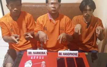 Sat Resnarkoba Polres Kampar Berhasil Ringkus Tiga Pelaku, 0,72 Gram Sabu Diamankan!