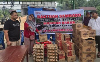 PT. EPP Peduli Banjir: Salurkan Bantuan Sembako Untuk Warga Pekanbaru