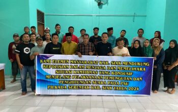 Subdit Politik Dit Intelkam Polda Riau Lakukan Cooling System Terhadap Elemen Masyarakat Kab. Siak