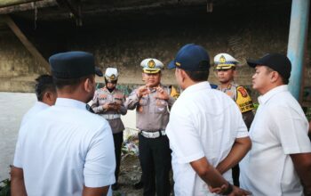 Pastikan Arus Mudik Aman Dirlantas Polda Riau Tinjau Kondisi Jembatan Ujung Batu