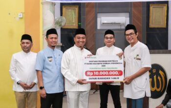 Safari Ramadhan di Binawidya, Wako dan Wawako Pekanbaru Disambut Antusias Warga