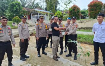 Rayakan Ulang Tahun Personel Dengan Penanaman Pohon Gaharu, Dukung Program Penghijauan Kapolda Riau