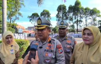 Dirlantas Polda Riau Pimpin Kegiatan Police Goes to School di SMAN 8 Pekanbaru