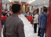 Sterilisasi Seputaran Wihara Sriwijaya, Polres Kuantan Singingi Pastikan Keamanan Jelang Kegiatan Keagamaan