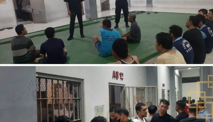 Komitmen Dan Berantas Barang Terlarang, Lapas Narkotika Rumbai Kembali Laksanakan Razia Rutin Blok Hunian