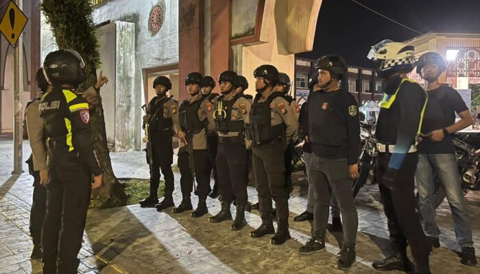 Tim RAGA Polres Kampar Jaga Malam, Benteng Kokoh Harkamtibmas di Bumi Serambi Mekkah
