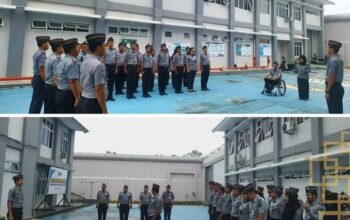 Apel Pagi Lapas Narkotika Rumbai, Perkuat Kedisiplinan Pegawai Sebagai Kunci Pelayanan Prima