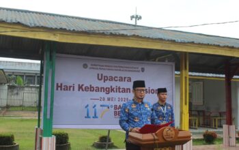 SEMANGAT KEBANGKITAN NASIONAL, LAPAS BANGKINANG GELAR UPACARA PERINGATAN HARKITNAS KE- 117