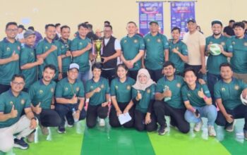 Bupati Zukri Buka Turnamen Futsal Piala Bergilir Serikat Riau Fiber Tahun 2025
