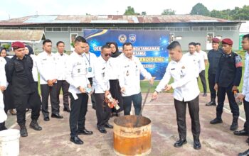 Rutan Rengat Deklarasikan Anti Narkoba dan Alat Komunikasi Ilegal