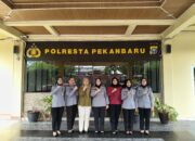 Jalin Sinergitas Kalapas Perempuan dan Jajaran Kunjungi Polresta Pekanbaru