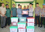 Sambangi Yayasan Alfatih Insani, Kapolres Rohul Gelar Bhaksos Dalam Rangka HUT Bhayangkara