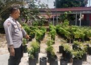 POLSEK BINAWIDYA DORONG PEMANFAATAN LAHAN UNTUK KETAHANAN PANGAN MANDIRI