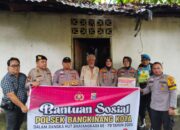 Polsek Bangkinang Kota Berbagi di Hari Bhayangkara ke-79: Bantuan Sembako untuk Warga Kurang Mampu