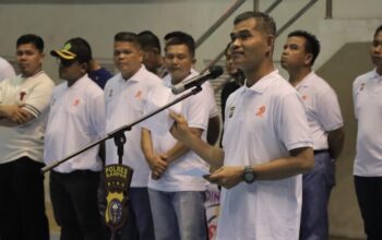 Kapolres Kampar Resmikan Tournament Basketball: Junjung Sportivitas, Wujudkan Kampar Bumi Serambi Mekkah