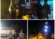 Polsek Pangean Patroli Malam KRYD, Wujudkan Keamanan di Desa Sako