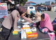 Menjelang Hari Bhayangkara ke 79 diwarnai Pelayanan Prima: Polres Kampar Berikan Layanan Kesehatan Gratis di Air Tiris!