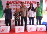 Wujud Syukur dan Peduli, Polres Rokan Hulu Salurkan Bantuan Sosial dalam Rangka Hari Bhayangkara ke-79