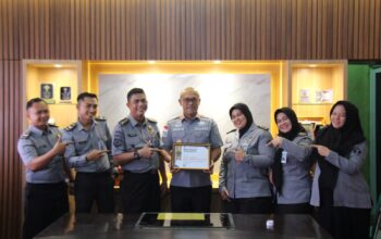 Lapas Kelas IIA Pekanbaru Raih Penghargaan IKPA Excellent dengan Nilai Sempurna Tahun 2024