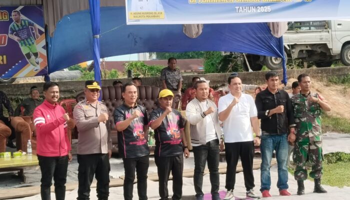 Turnamen Samsul Bahri CUP U-40 Resmi Bergulir, Damai Putra Pekanbaru Buka Laga Perdana Hadapi Bandung Fashion Rohul
