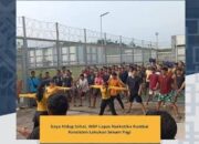 Gaya Hidup Sehat, WBP Lapas Narkotika Rumbai Konsisten Lakukan Senam Pagi