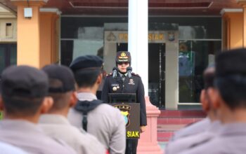Polres Siak Gelar Upacara Kesaktian Pancasila Tahun 2025, Wakapolres Pimpin Jalannya Upacara