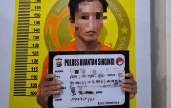 Tim Mata Elang Polres Kuansing Ungkap Pengedar Sabu Dalam Ops Antik Lancang Kuning 2025