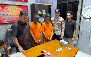 Polsek Bonai Darussalam Berhasil Ringkus Dua Pelaku Penyalahgunaan Narkotika di Kebun Sawit