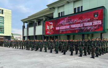 Kodam XIX/TT Gelar Upacara Peringatan Hari Kesaktian Pancasila