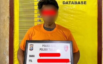 Berakhir Di Lubuk Dalam, Polsek Tualang Ringkus Pelaku Curanmor, Barang Bukti Motor Yamaha Diamankan