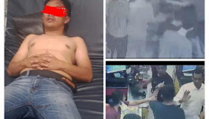 Aksi Heroik M.Hatta.R Yang Merupakan Anggota Polri Saat Menyelamatkan Korban Pengeroyokan Aditya Ketua KNPI Rumbai ke Dalam Swalayan O2