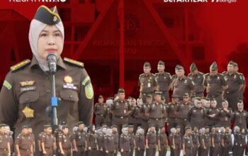 Aswas Kejati Riau Pimpin Apel Kerja di Ikuti Para Asisten Serta Seluruh Pegawai