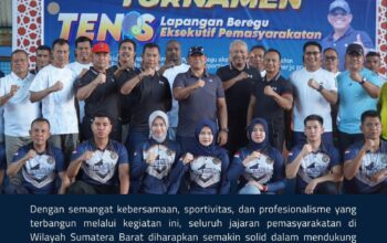 Perkuat Sinergi dan Sportivitas Kanwil Ditjenpas Sumbar Gelar Turnamen Tenis Antar Rayon 