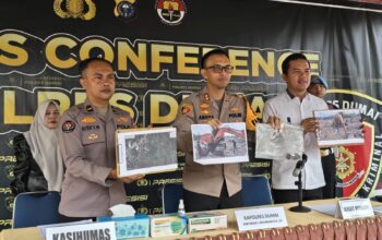 Polres Dumai Bongkar Perambahan TWA Sungai Dumai, Dua Tersangka Terancam 10 Tahun Penjara