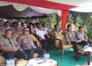 Dampingi Wakapolda Riau, Dansat Brimob Tinjau Progres pembangunan Jembatan Beton Presisi di Pelalawan