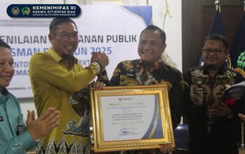 Lapas Pasir Pangaraian Raih Nilai “Sangat Baik” dalam Penilaian Maladministrasi Pelayanan Publik 2025 dari Ombudsman RI Perwakilan Riau 
