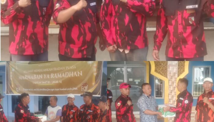Pengurus Ranting Pemuda Pancasila Kelurahan Bambu Kuning Gelar Jum’at Berkah Pembagian Sembako Menjelang Bulan Suci Ramadhan 1447 H