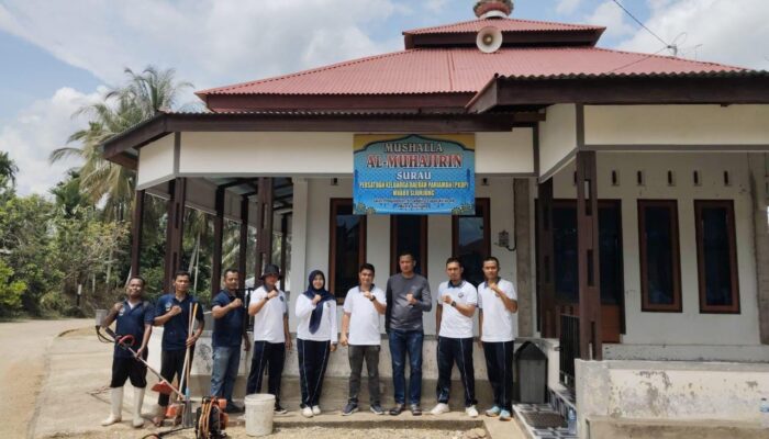 Sambut Bulan Suci Ramadan, Insan Pemasyarakatan Lapas Sijunjung Gelar Aksi Bersih Lingkungan